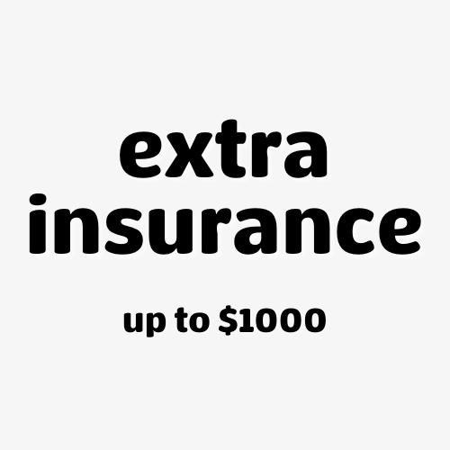 Extra Insurance up to $1000