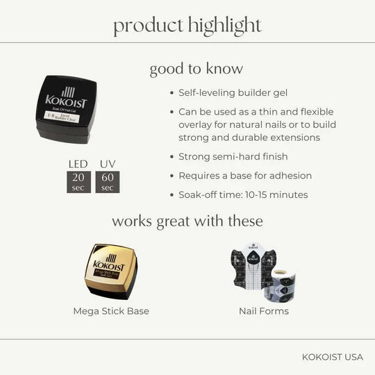 Kokoist E-B Excel Builder Clear 4g