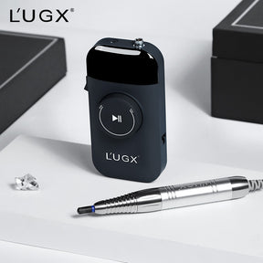 LUGX Brushless E-File/Nail Drill with handpiece stand & premium LUGX drill bit