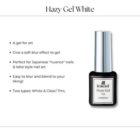 KOKOIST Hazy Gel 7ml - Clear/White