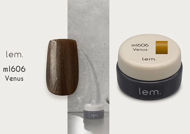 lem. ML Series (Metallic Gels) - Venus Metallic Brown (ml606)