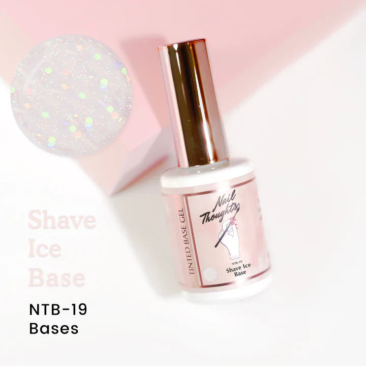 NAIL THOUGHTS NTB-19 SHAVE ICE BASE | Tinted builder base gel