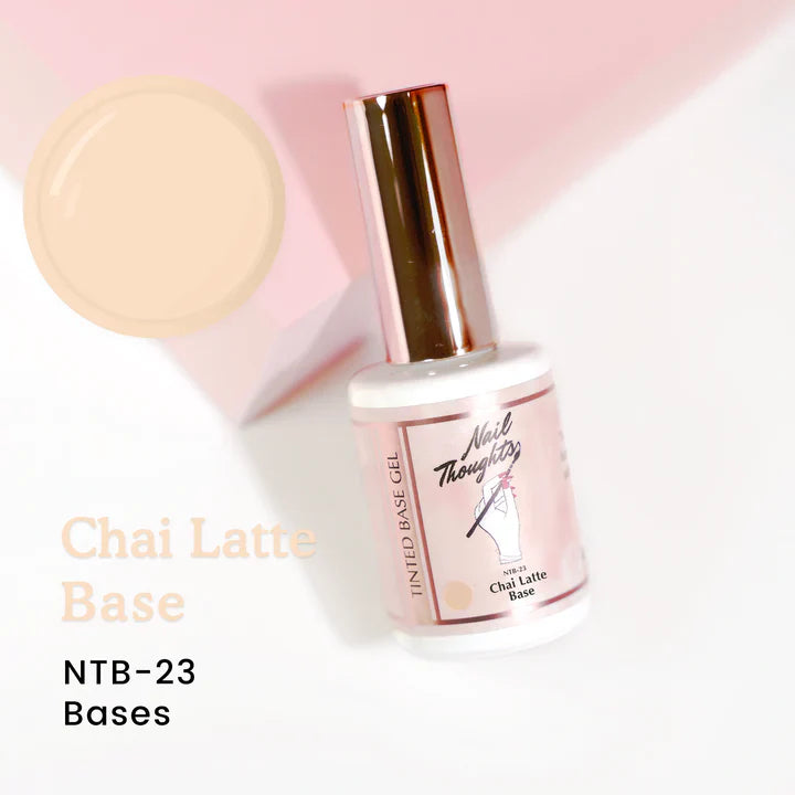 NAIL THOUGHTS NTB-23 CHAI LATTE BASE | Tinted builder base gel