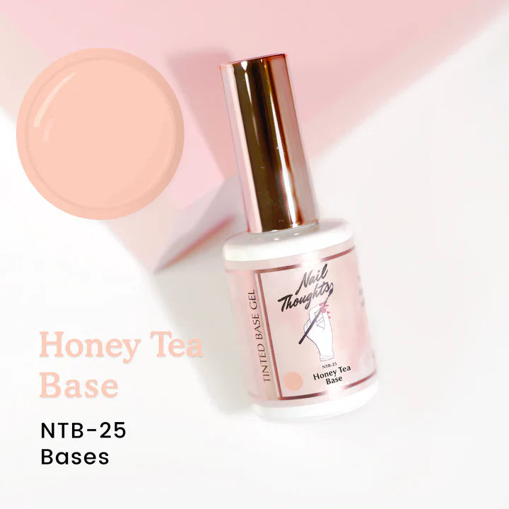 NAIL THOUGHTS NTB-25 HONEY TEA BASE | Tinted builder base gel