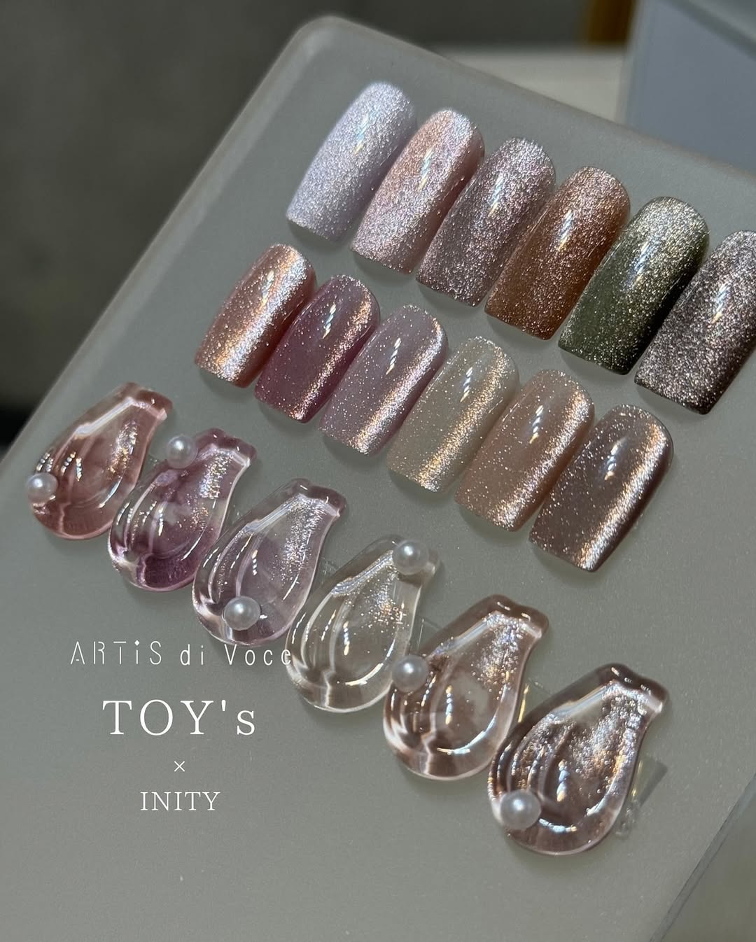 TOY's x INITY x ARTiS di Voce 'Natural' Magnetic Gel Collection - Full 6pc set/Individual Bottles