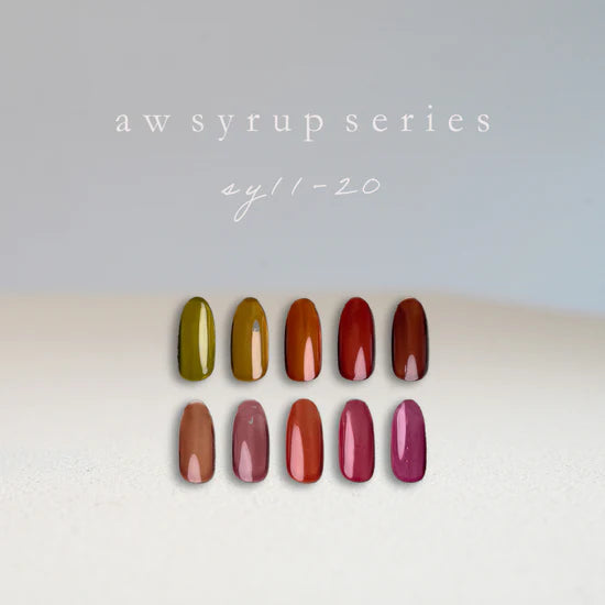 énoi Autumn/Winter Syrup Series - full 10pc set/individual pots (syrup11-20)